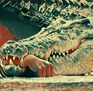 Traum Krokodil