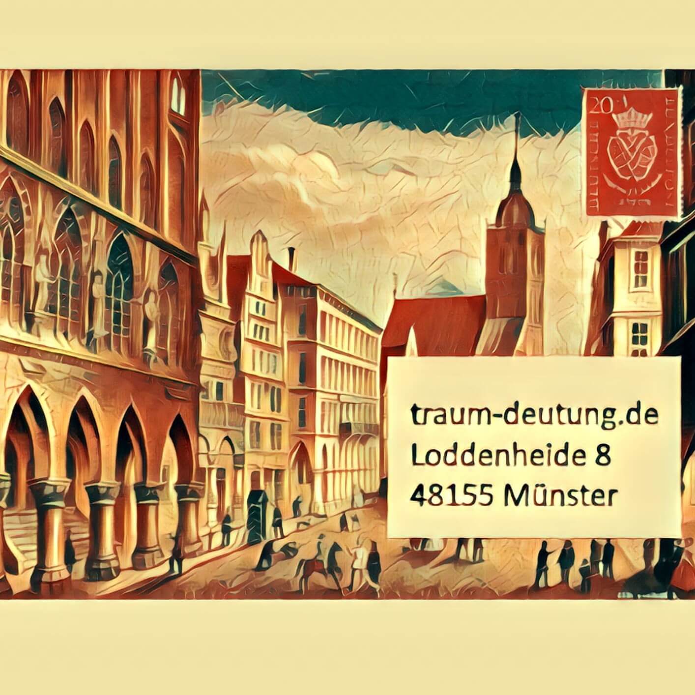 Ansichtskarte Traum Deutung